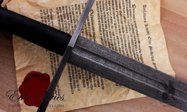 1604_06_org two-handed-templar-damascus-sword-certificate