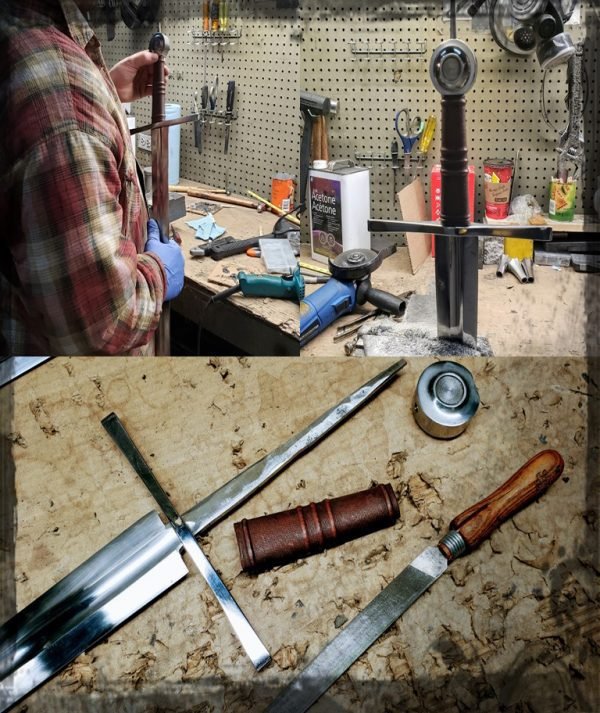 crusader-sword medieval-crusader-sword-assembly