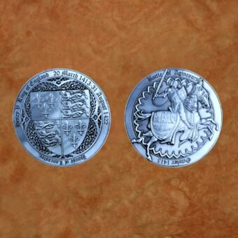 satin-silver-battle-of-agincourt-henry-v-medieval-collectible-battle-coin