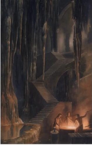 The Reforging of Anglachel by Alan Lee