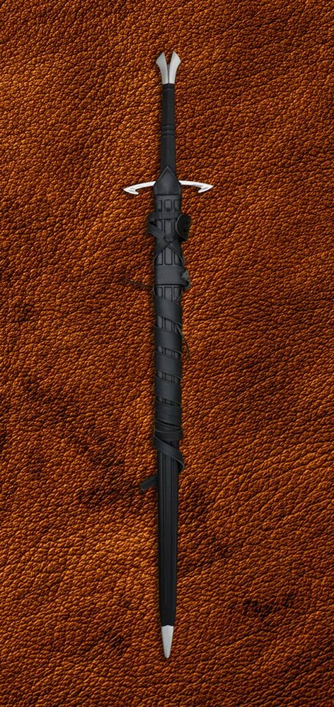 Alternative view of The Black Death Gothic Sword (#1372)